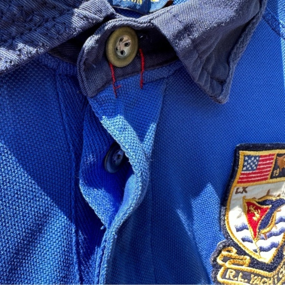 Polo Ralph Lauren WatchHill3 R.L. Yacht Club Series Crested Rugby Shirt (XL) - Picture 7 of 13